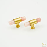 CRYSTAL T-KNOB - PINK