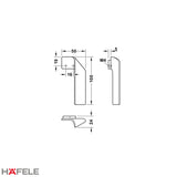 H2155 CABINET HANDLE - BEIGE