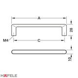 H2575 CABINET HANDLE