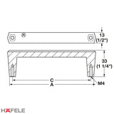 H2585 CABINET HANDLE