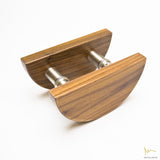 CDP02 WALNUT WOOD DOOR PULL / D100MM