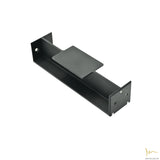 POCKET DOOR PULL "H" 45 - MATTE BLACK B01