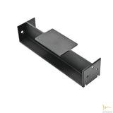 POCKET DOOR PULL "H" 45 - MATTE BLACK B01