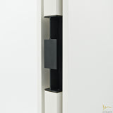 POCKET DOOR PULL "H" 45 - MATTE BLACK B01