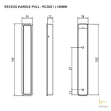 RCS021 - RECESSED PULL