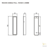 RCS021 - RECESSED PULL