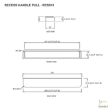 RCS018 - RECESSED PULL