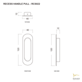 RCS022 - RECESSED PULL