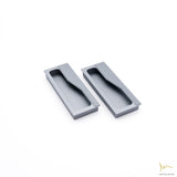 RCS002- ANGLED KNURLED RECESSED PULL SL06