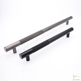 1103 SOLID BRASS KNURLED DOOR PULL