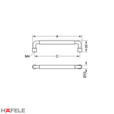 H2305 D HANDLE - MATT BLACK