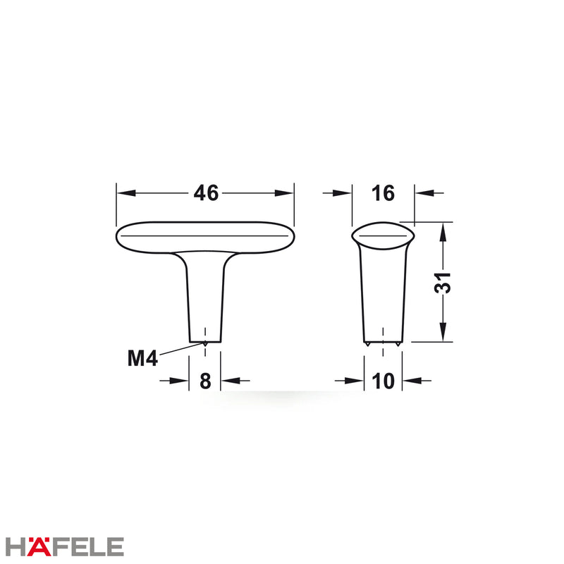 H2140 CABINET KNOB