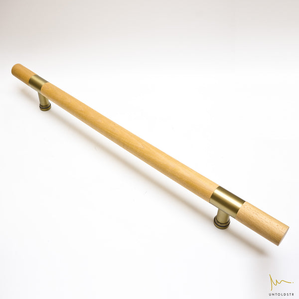 CDP01 ALTO BOW BEECH WOOD DOOR PULL  - L900MM