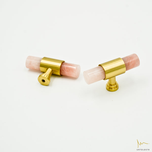 CRYSTAL T-KNOB - PINK