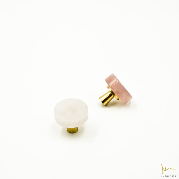CRYSTAL KNOB - PINK