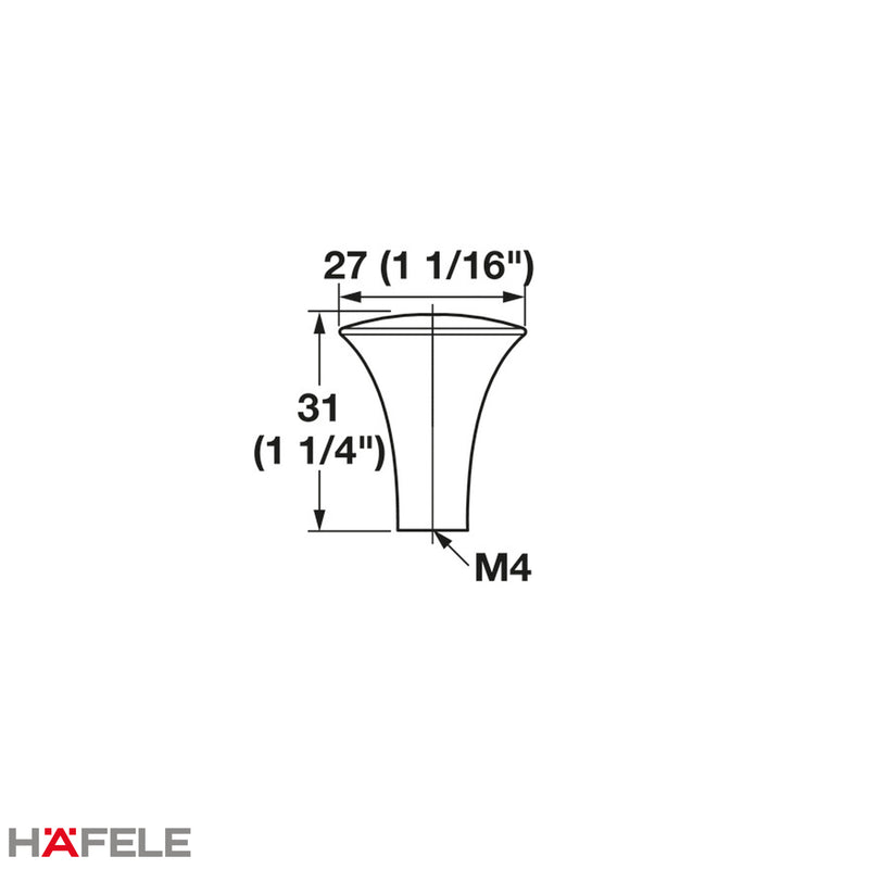 H2525 CABINET KNOB