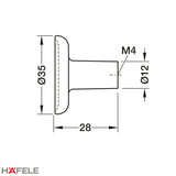 H2580 CABINET KNOB