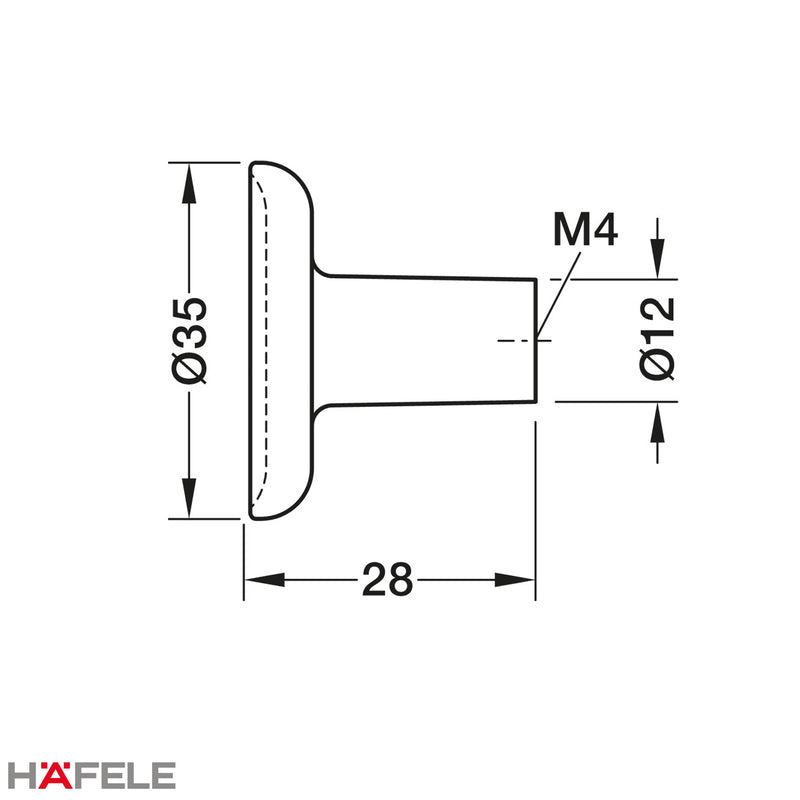 H2580 CABINET KNOB