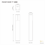 POCKET DOOR PULL "T"