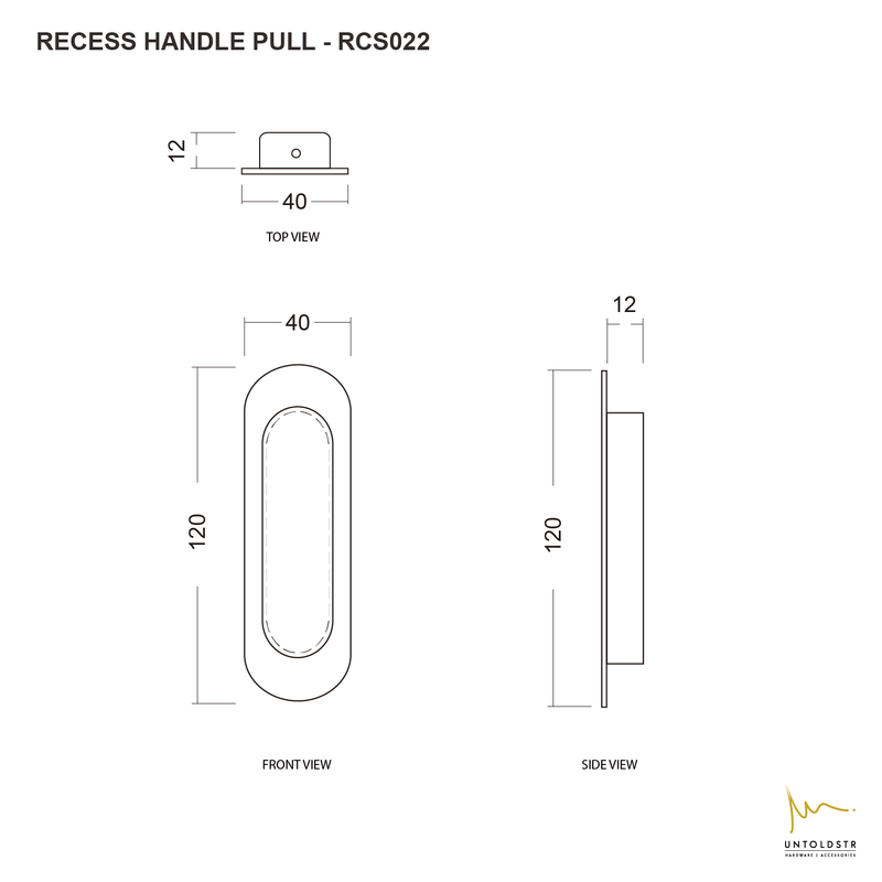 RCS022 - RECESSED PULL