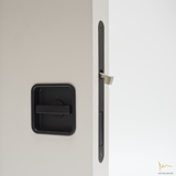 SDP003 SLIDING DOOR RECESS PULL WITH COINLOCK - SQUARE (39MM)